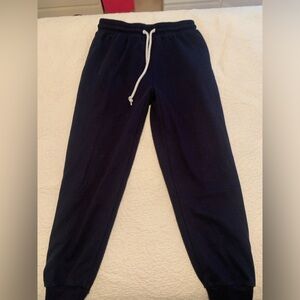 Dark navy blue sweatpants